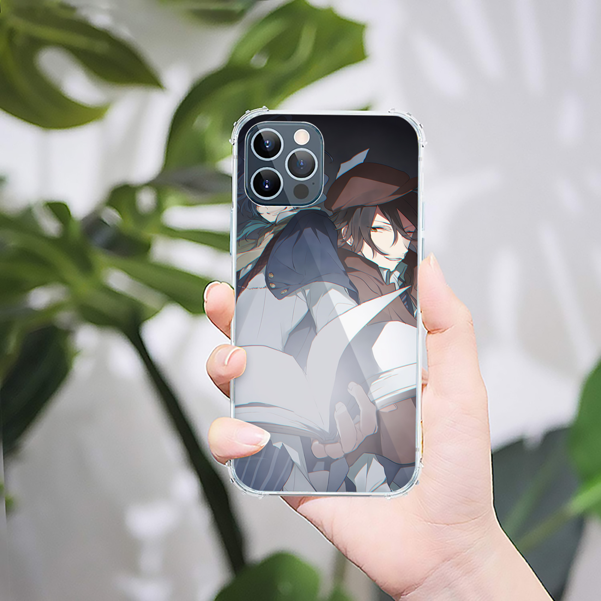 （画像用） 文豪ストレイドッグス Bungo Stray Dogs 【iPhone 12シリーズ対応】透明スマホケース（クリアソフトケース）